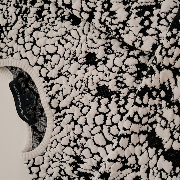 French Connection Black&White Pullover Sweater - Picture 10 of 16
